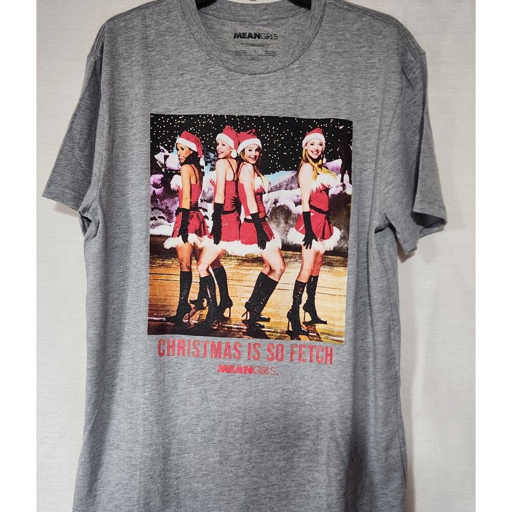 Mean girls ''Christmas is so fetch'' men's Large shirt